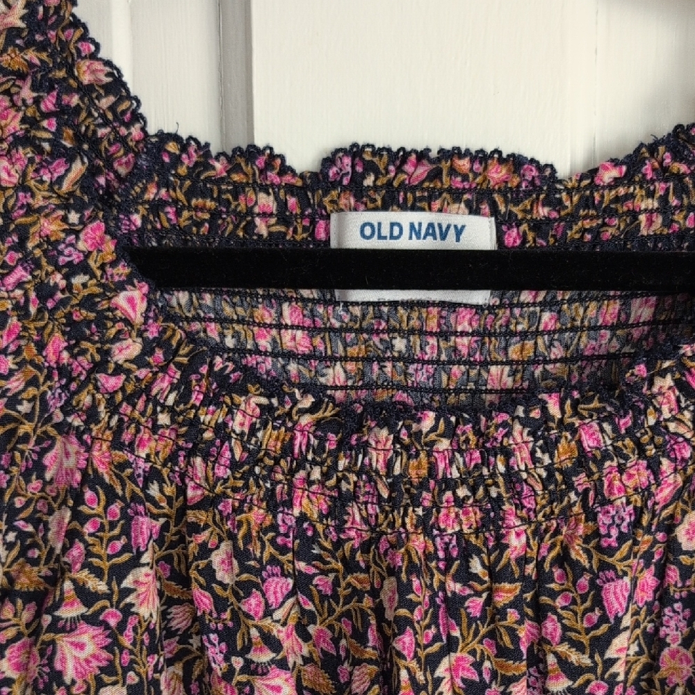 Floral Puff Sleeve Top XS - Picture 3 of 8